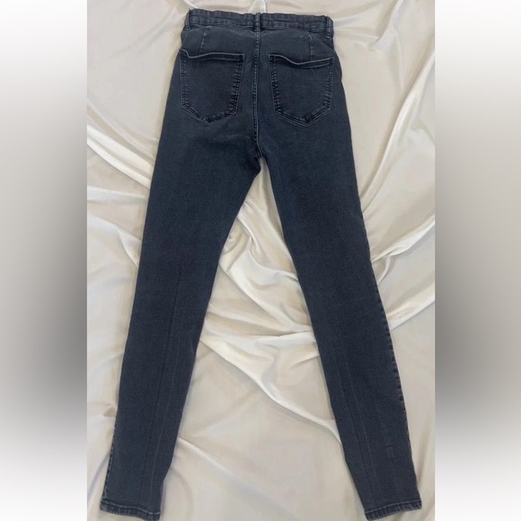 Zara Skinny Jeans Mid Rise Dark Wash EUR 38 Back Pockets SIZE 6 WOMENS - Picture 5 of 7
